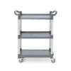 Outlet Hendi AmerBox Serveerwagen klein van polypropyleen - 3 planken