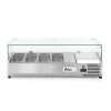 Outlet Hendi Arktic Opzetkoelvitrine met glas 4x GN 1/3