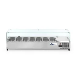 New Hendi Arktic Opzetkoelvitrine met glas 7x GN 1/4