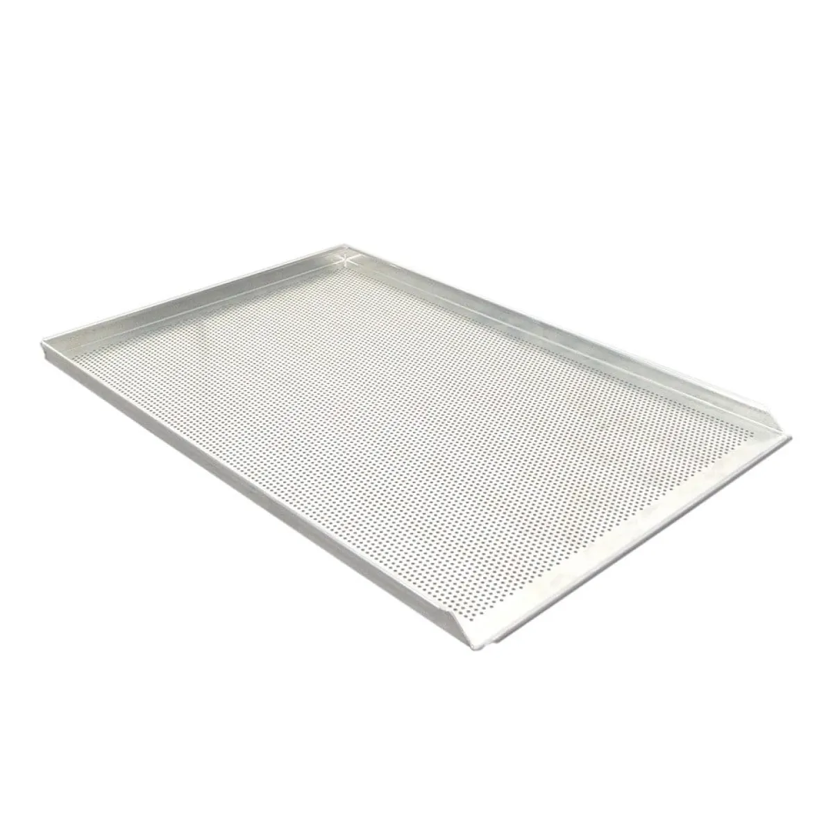Online Overig Bakplaat Aluminium Geperforeerd 60x40cm (3 randen 90°)