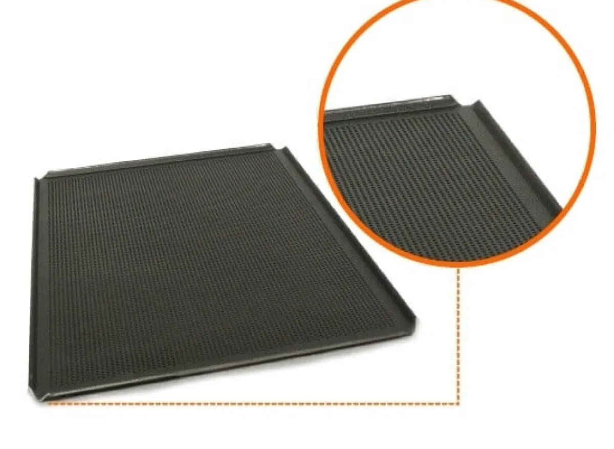 Clearance Overig Bakplaat PTFE Geperforeerd 60x40cm (open hoeken 45°)