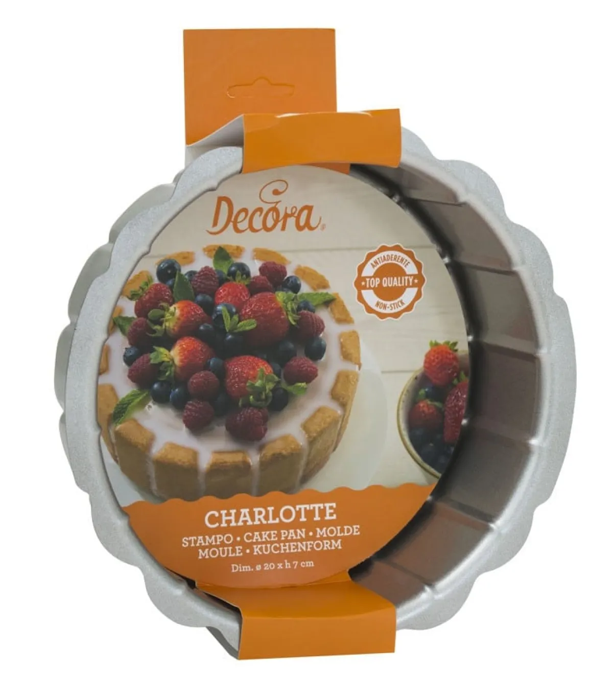 Hot Decora Bakvorm Charlotte Ø20x7(h) cm