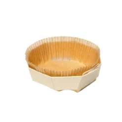 Hot Overig Bakvorm Hout Achthoek 11x3,5cm + Bakpapier (per stuk)