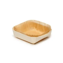 Sale Overig Bakvorm Hout Rechthoek 17x14,5x4,5cm + Bakpapier (per stuk)