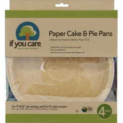 Best If You Care Bakvorm Rond Ongebleekt Papier Ø200x34mm 4st.