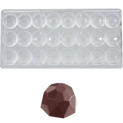 New Chocolate World Bonbonvorm Diamantje (24x) 28,5x18 mm