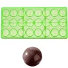Chocolate World Bonbonvorm GL Bol (24x) Ø30mm.**