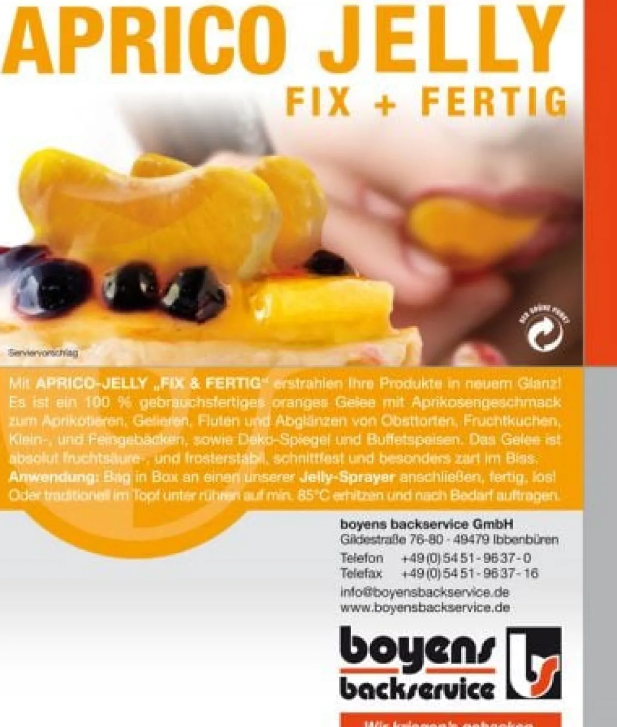 Discount Overig Boyens Jelly Afdekgelei Abrikoos 5kg
