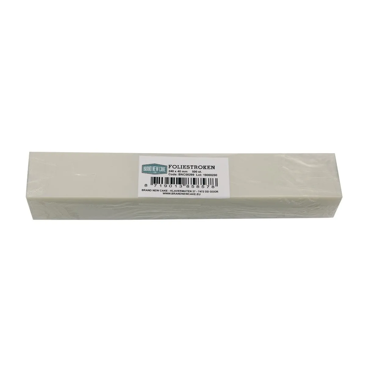 Hot BrandNewCake Acetaatfolie stroken 24x4cm 500 stuks