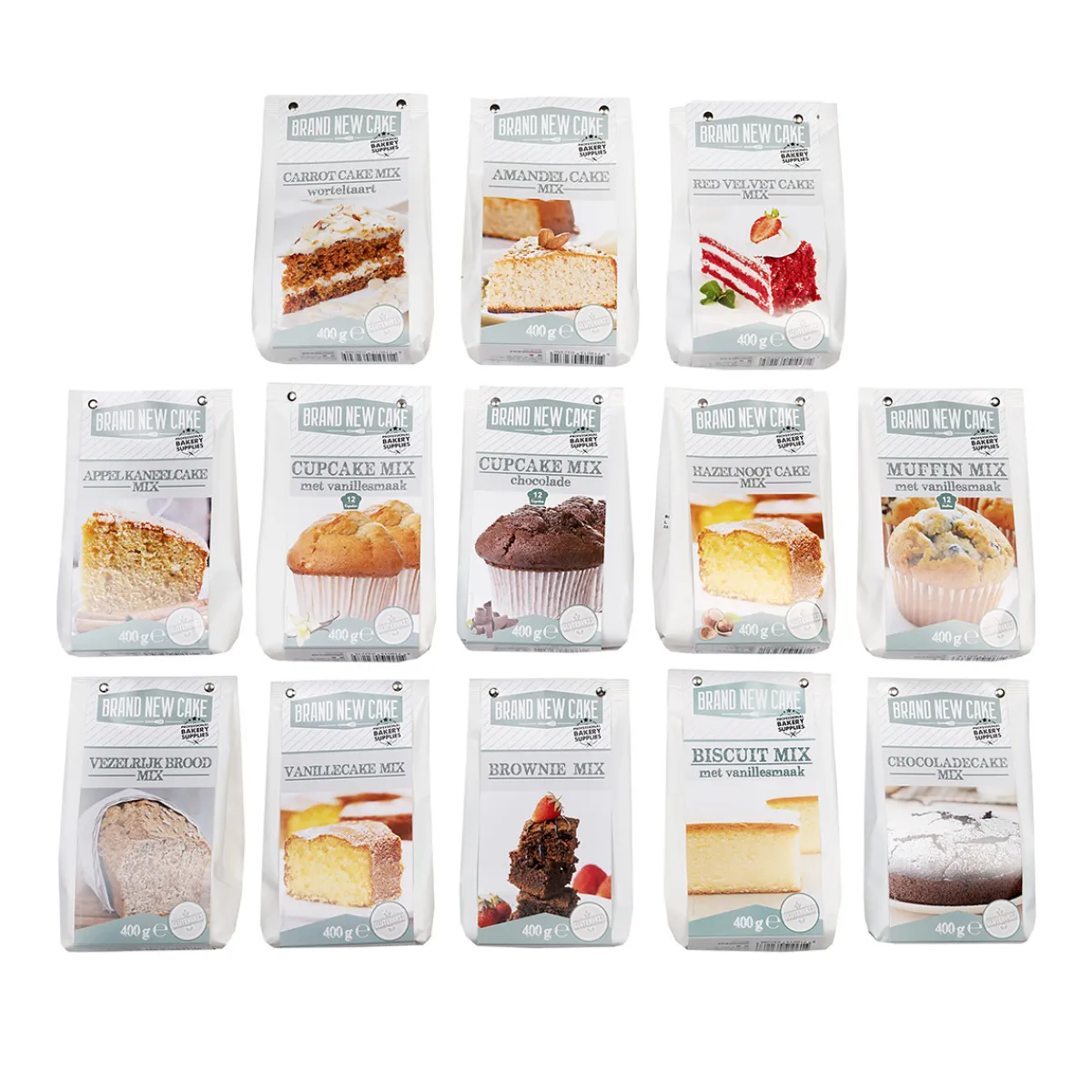 BrandNewCake Appel/Kaneelcake-mix 400g. Glutenvrij