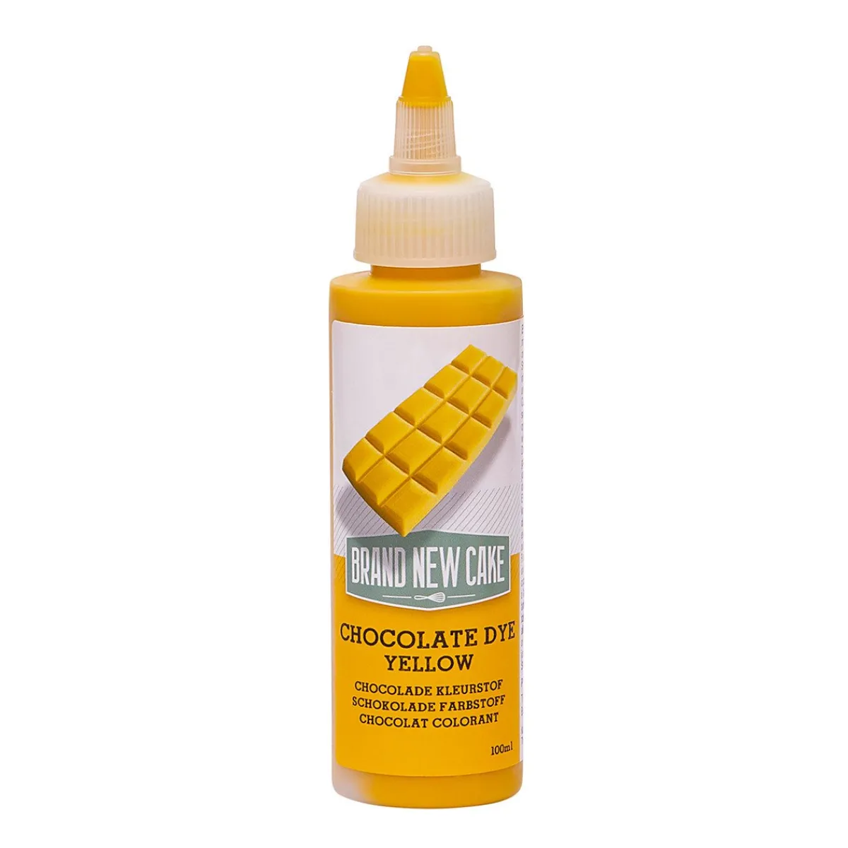 New BrandNewCake Chocolade Kleurstof Geel 100ml