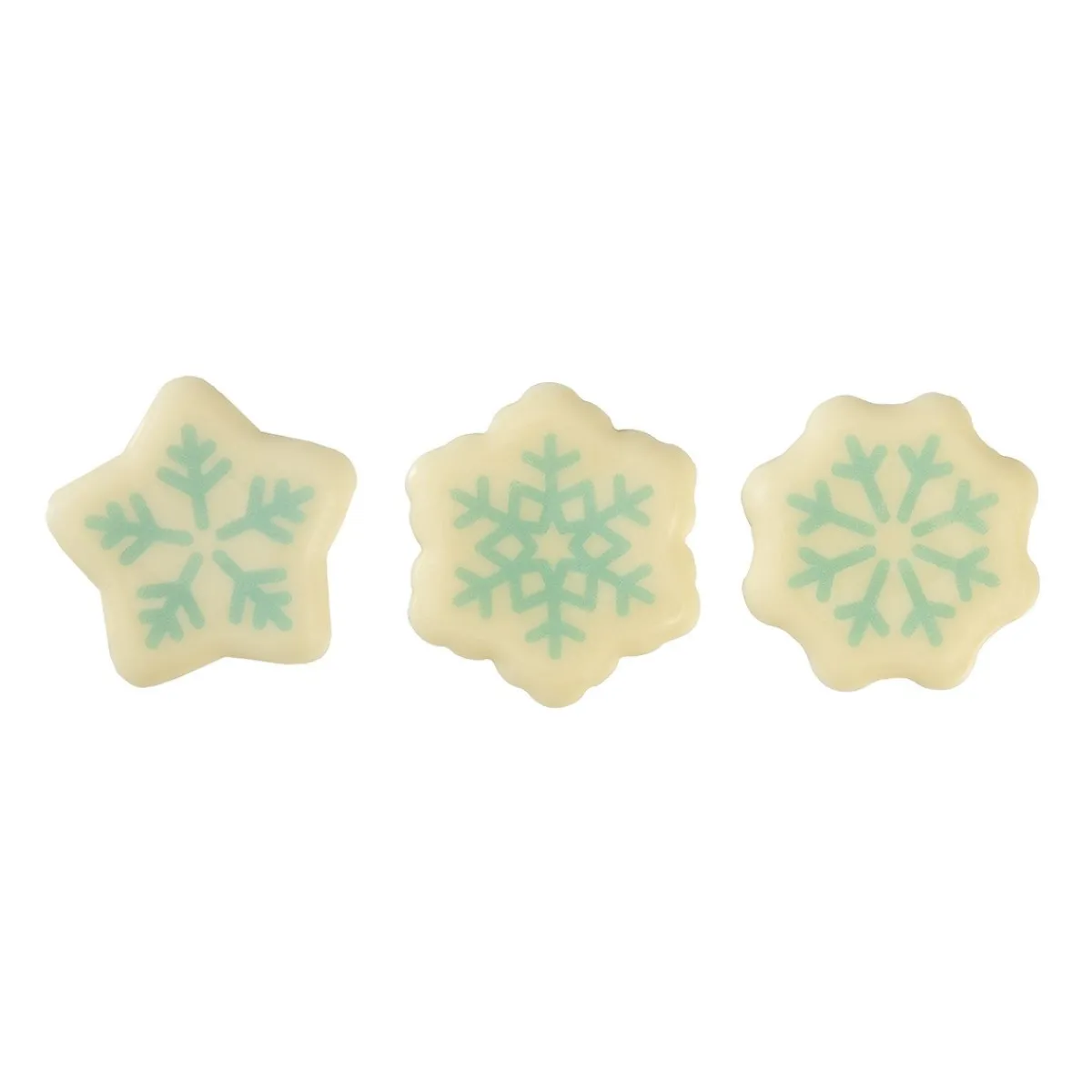 Outlet BrandNewCake Chocoladedecoratie IJs/Sneeuwvlokken 96st