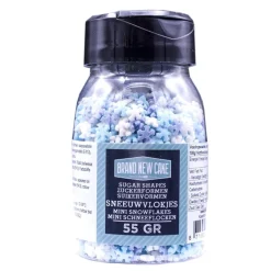 Clearance BrandNewCake Confetti Mini Sneeuwvlokken 3 Kleuren 55gr.