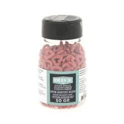 Hot BrandNewCake Confetti Open Hartjes Rood 50gr.