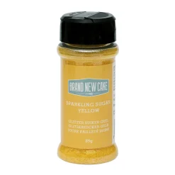 Sale BrandNewCake Glitter Suiker Geel 85g