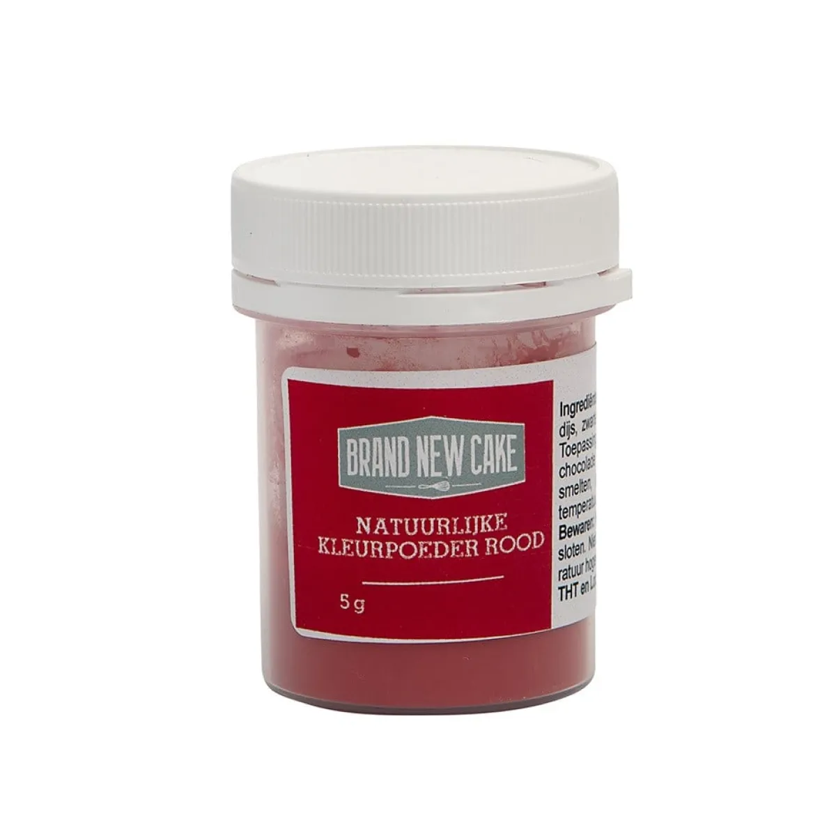 Outlet BrandNewCake Natuurlijke Kleurpoeder Rood 5g (vette massa)