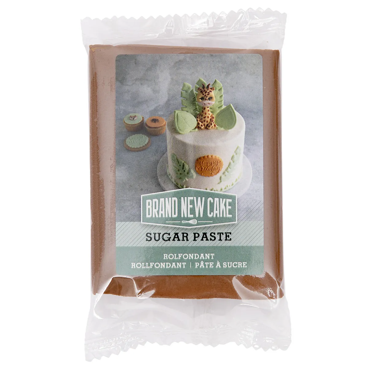 Clearance BrandNewCake Rolfondant Bruin 250g