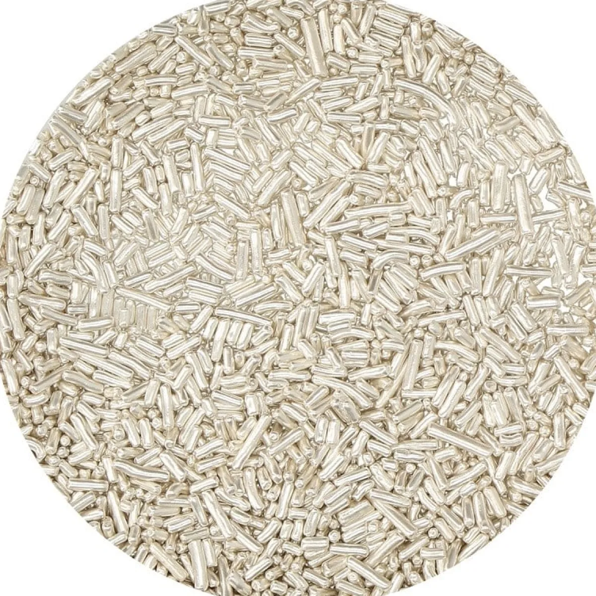 Best BrandNewCake Sugar Strands Metallic Zilver 10kg**