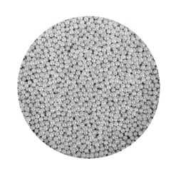 Clearance BrandNewCake Suikerparels Metallic Zilver 4mm 750gr.