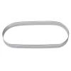 Hot BrandNewCake Taartring RVS Ovaal Geperforeerd 22,5x9x2cm
