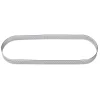 Online BrandNewCake Taartring RVS Ovaal Geperforeerd 27x8x2cm**