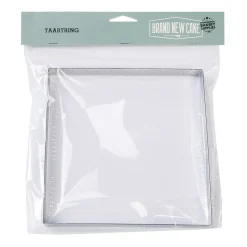 Clearance BrandNewCake Taartring RVS Vierkant Geperforeerd 17,5x2cm
