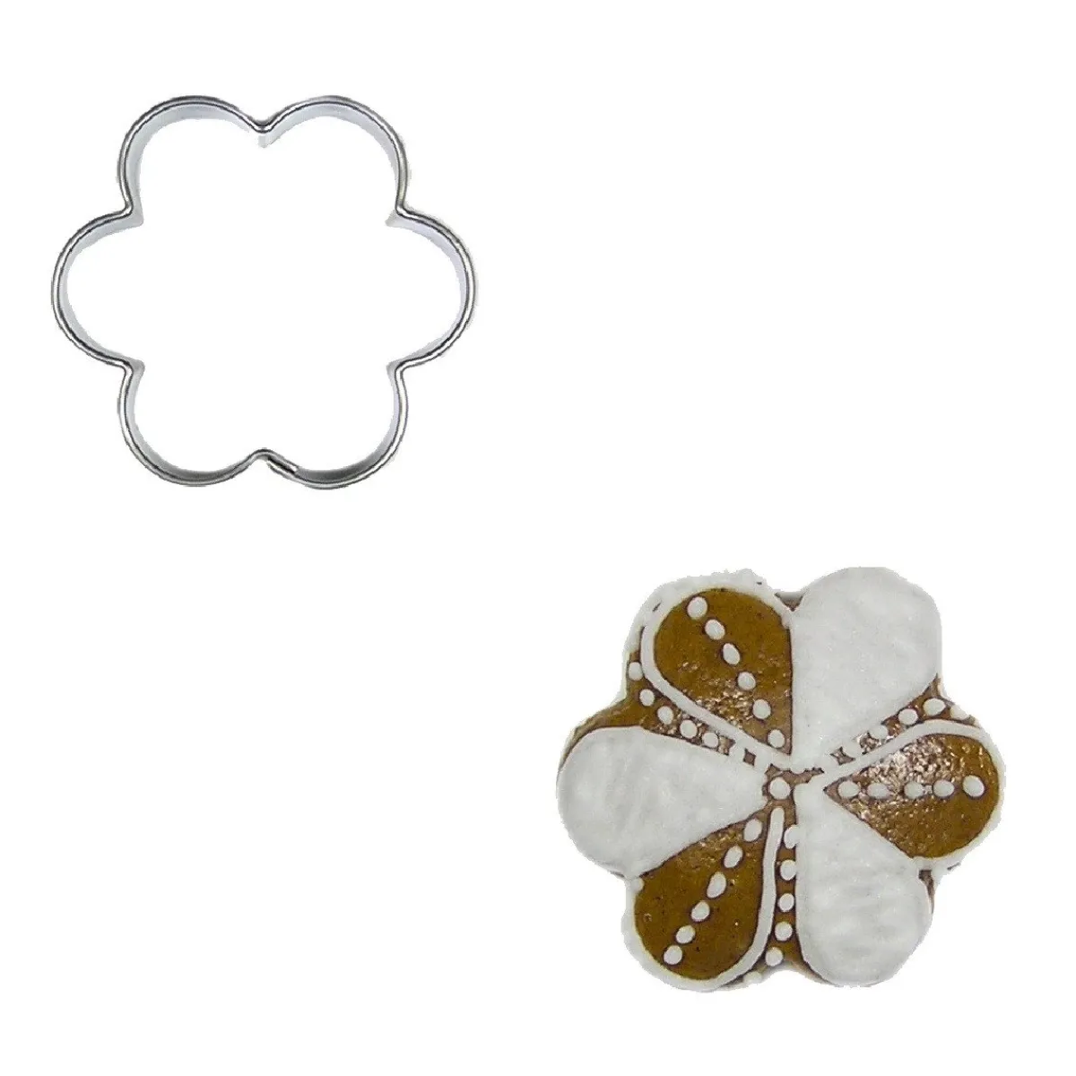 Best BrandNewCake Uitsteker Bloem RVS 4cm