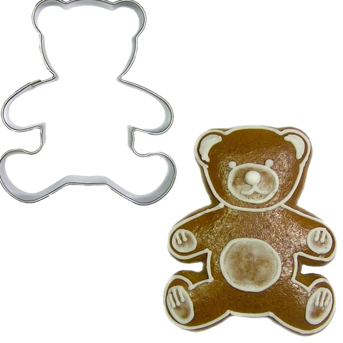 Sale BrandNewCake Uitsteker Teddybeer RVS 6cm
