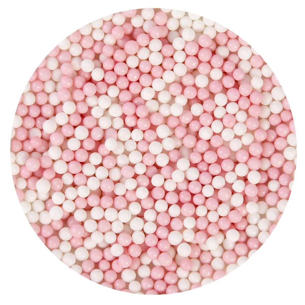 Hot BrandNewCake Zachte Parels Roze/Wit 60gr.