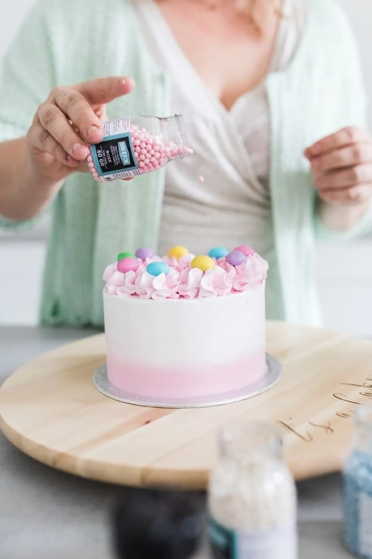 Hot BrandNewCake Zachte Parels Roze 60gr.