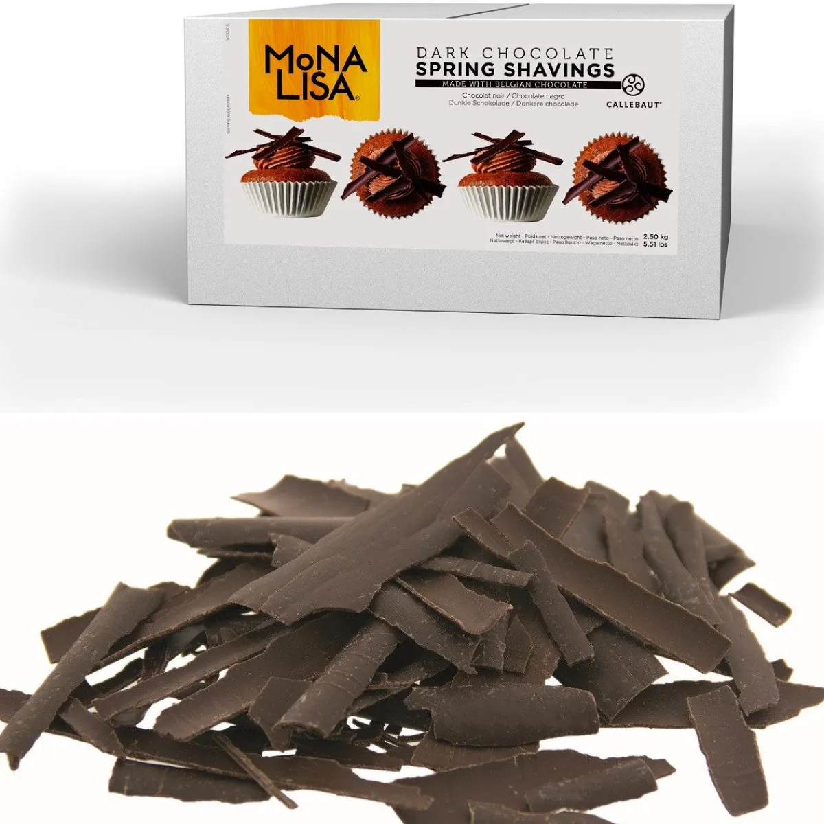 Callebaut Chocolade Schaafsel Puur 2,5kg