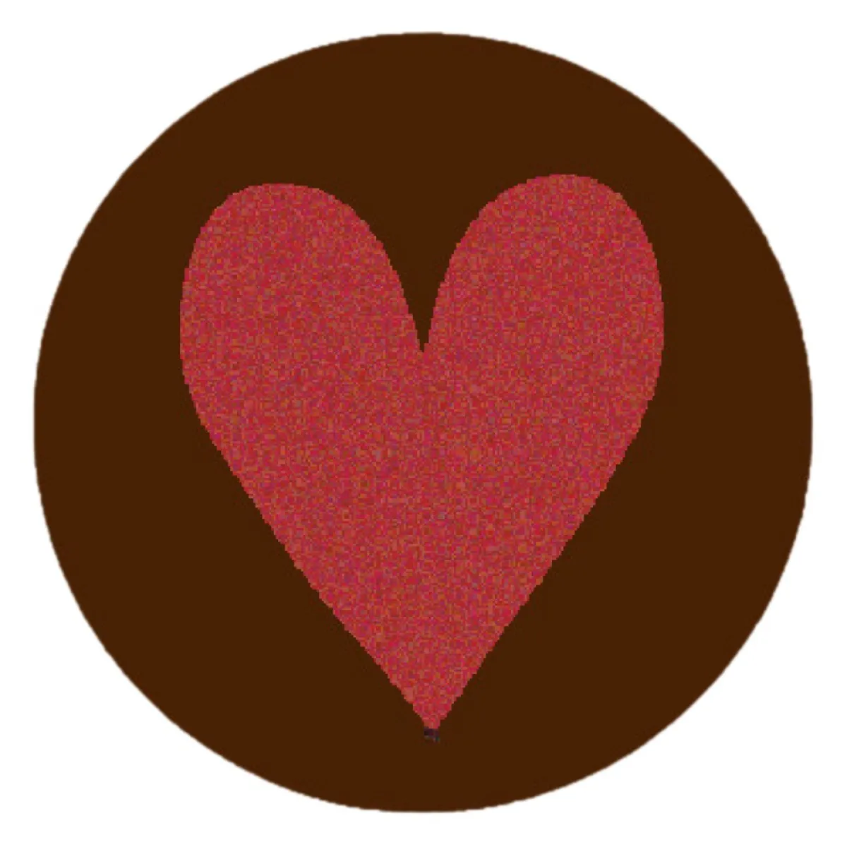 Sale Callebaut Chocoladedecoratie Munt met Hart 280st.**