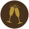 Outlet Callebaut Chocoladedecoratie Champagne Cheers 280st