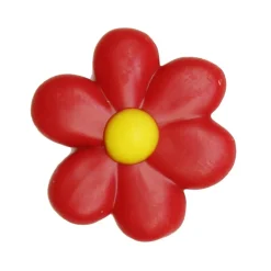 Online Callebaut Chocoladedecoratie Mini Bloem Rood 160st.
