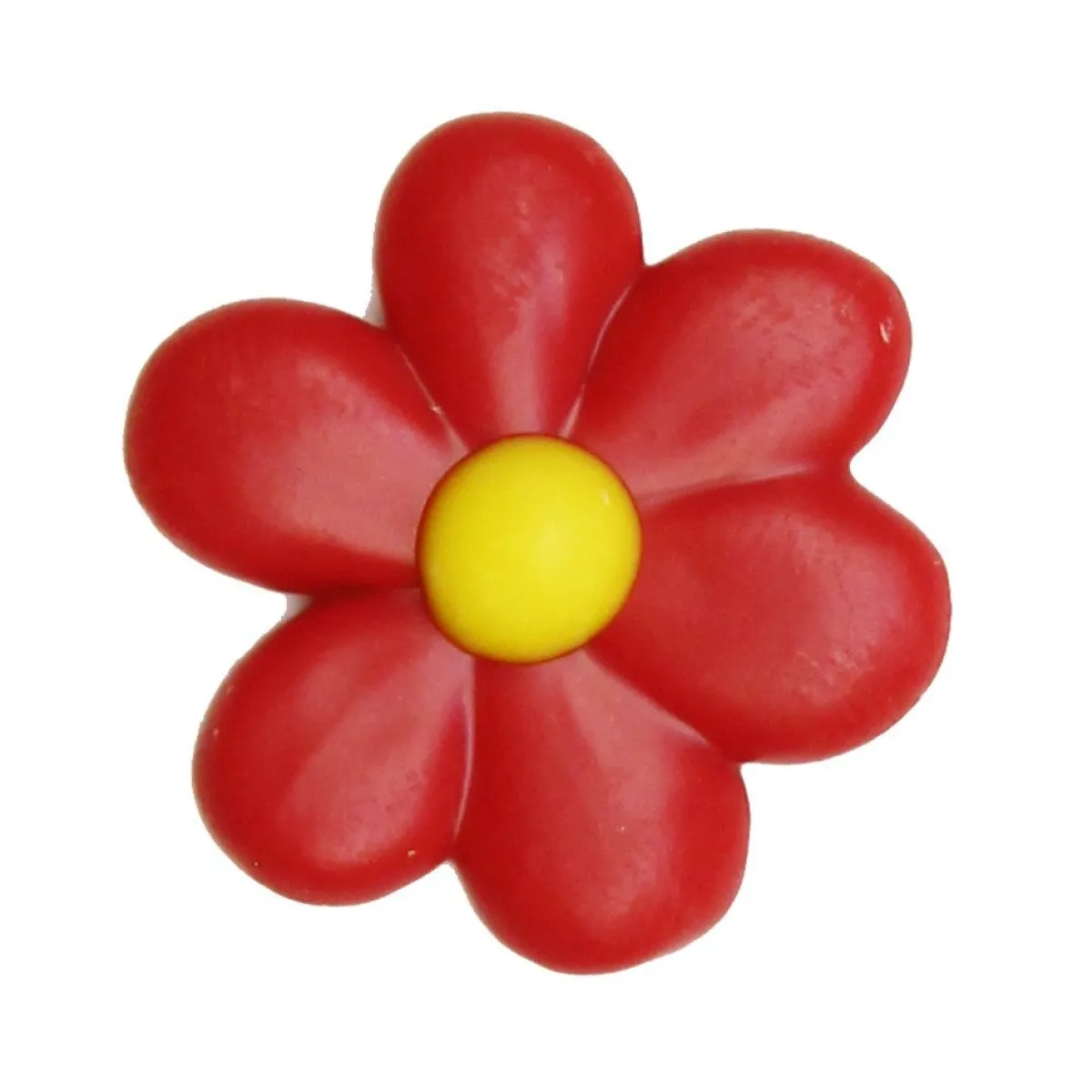 Online Callebaut Chocoladedecoratie Mini Bloem Rood 160st.