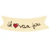 Callebaut Chocoladedecoratie Ik hou van jou 264st.