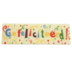 Discount Callebaut Marsepein Decoratie Gefeliciteerd 100st.