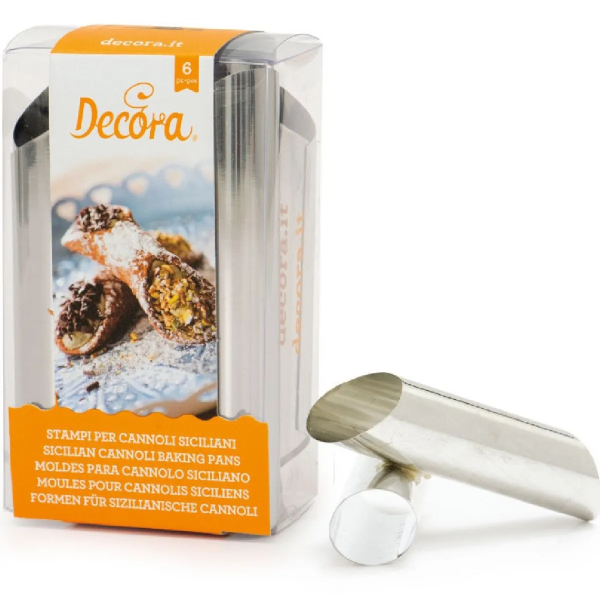 Online Decora Cannoli Vulrollen Siciliaans RVS 12cm Set/6