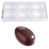 Hot Chocolate World Chocolade Holvorm Glad Ei (3x) 81x54x30mm