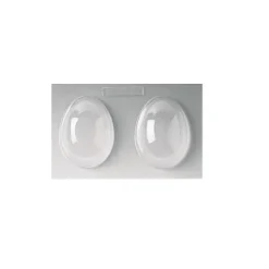 Clearance Martellato Chocolade Holvorm Pasen Half-Ei Glad (4x) 8x6x2,5cm.