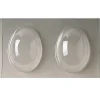 Outlet Martellato Chocolade Holvorm Pasen Half-Ei Glad (2x) 12,5x9,4x4,4cm.