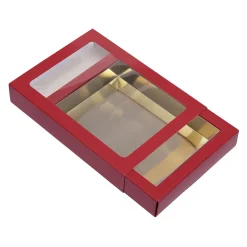 Online BrandNewCake Chocoladeletterdoos GK7 Rood / Goud 26st