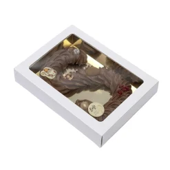 Discount BrandNewCake Chocoladeletterdoos GK7 Wit / Goud 3st
