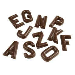Sale Chocolate World Chocolademal Alfabet (A t/m Z) 4x3x0,6cm