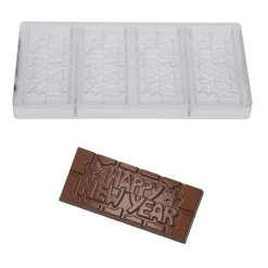 Hot Chocolate World Chocolademal Tablet Happy New Year (4x)