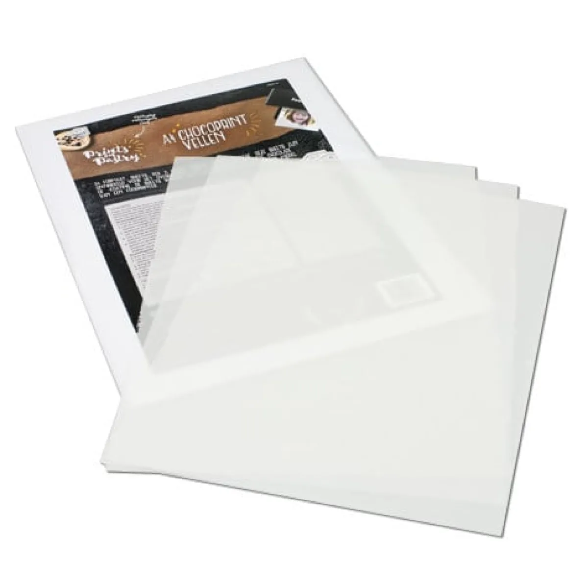 Hot Prints on Pastry Chocoprint sheets A4-formaat (300 vellen)