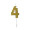 New Overig Cijferkaars Goud Glitter #4