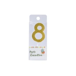 Hot Overig Cijferkaars Goud Glitter #8