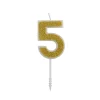 Outlet Overig Cijferkaars Goud Glitter #5