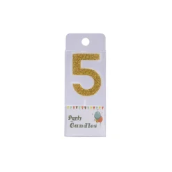 Outlet Overig Cijferkaars Goud Glitter #5